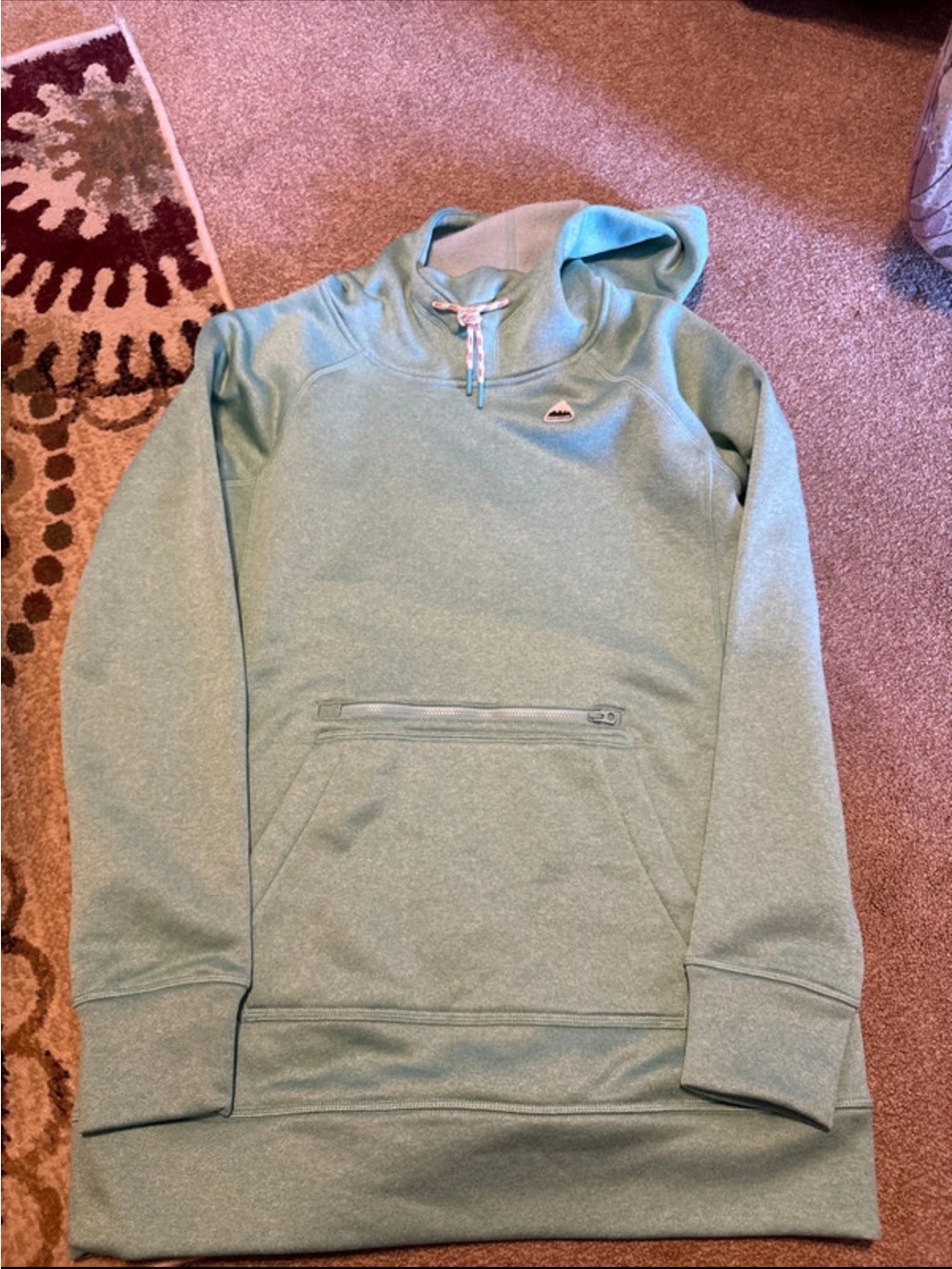 Burton Light Teal Pullover Hoodie
